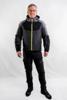 Ixon Burning Driving Jacket Black/Grey/Yellow