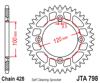 Aluminium Rear Sprocket 51-Teeth, 428-Chain