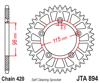 Jt Racelite Rear Sprocket 50-Teeth, Orange