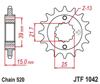 Jt Front Sprocket, 16-Teeth, 520-Chain