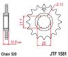 Front Sprocket, 15-Teeth, 520-Chain