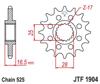 Front Sprocket, 17-Teeth, 525-Chain