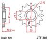 Front Sprocket, 13-Teeth, 520-Chain