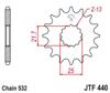 Front Sprocket, 15-Teeth