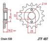 Front Sprocket, 15-Teeth