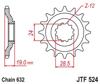 Front Sprocket, 15-Teeth, 632-Chain