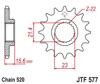 Front Sprocket, 14-Teeth, 520-Chain