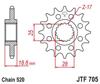 Front Sprocket, 16-Teeth, 520-Chain