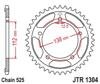 Rear Sprocket 45-Teeth, 525-Chain