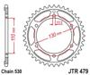 JT takaratas 47-hammasta, 530-ketjulle