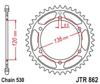 Rear Sprocket, 44-Teeth