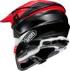 Shoei VFX-WR 06 crossikypärä TC-1 punainen