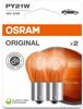 Osram Original PY21W 12V 21W polttimopari (BAU15s)