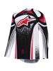 Alpinestars Techstar crossipaita mus/val/puna
