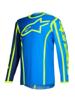 Alpinestars Fluid crossipaita sini/kelta
