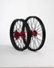 Sixty5 Honda Wheel Set Black/Red 1.6-21/2.15-19