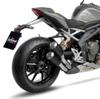 LeoVince LV-10 DUAL BLACK EDITION teräsvaimentimet Triumph Speed Triple 1200 RR/RS '21-25