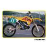 Technosel Classic Mx Sticker Kit + Seat Cover