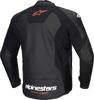 Alpinestars Faster v3 nahkatakki musta/puna