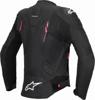Alpinestars Dusk naisten nahkatakki musta/pinkki