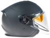 Amoq Cluster Helmet With Electric Visor Blackout