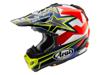 Arai Mx-V Evo Helmet Stars & Stripes Yellow