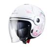 Caberg Uptown Open Face Helmet Bloom White / Pink