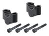 Hepco & Becker Handlebar Risers 25Mm Black