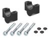 Hepco & Becker Handlebar Risers 25Mm Black