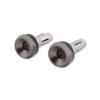 Highsider Akron-Xs Bar End Weights Titanium