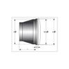 Highsider LED ajovalon umpio 5-3/4 tuumaa kromi