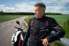 Lindstrands Backafall Driving Jacket Black/Grey