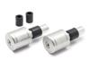 Bar End Weight Aluminium, Black, Set
