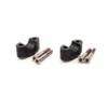 Riseup-Clamp Set, Triumph, 25Mm, 1",Black