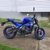 Pyramid Front Infill Panels | Yamaha Blue