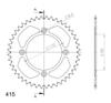 Supersprox Aluminium Rear Sprocket Z-39