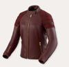 Revi'T London Ladies Leather Jacket Aubergine