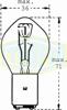 Front Bulb 6V 15/15W (Ba20D)