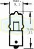 Minipolttimo halogen 12V 5W (BA9s)