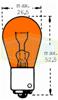 Stop And Flasher Lamp Amber 12V 21W (Bau15S)