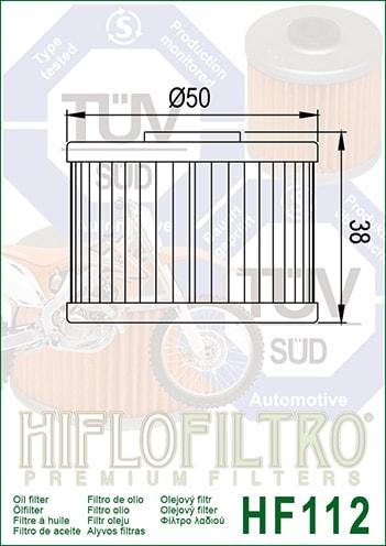 Hiflofiltro Air Filter & Oil Filter Combo For Honda CRF250L / CRF250M (2013-2016)